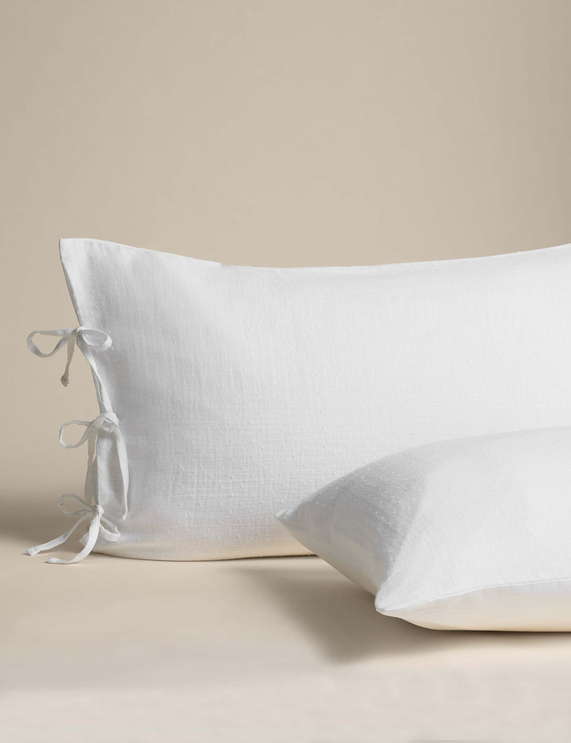Pure cotton muslin dobby bedding set - British product