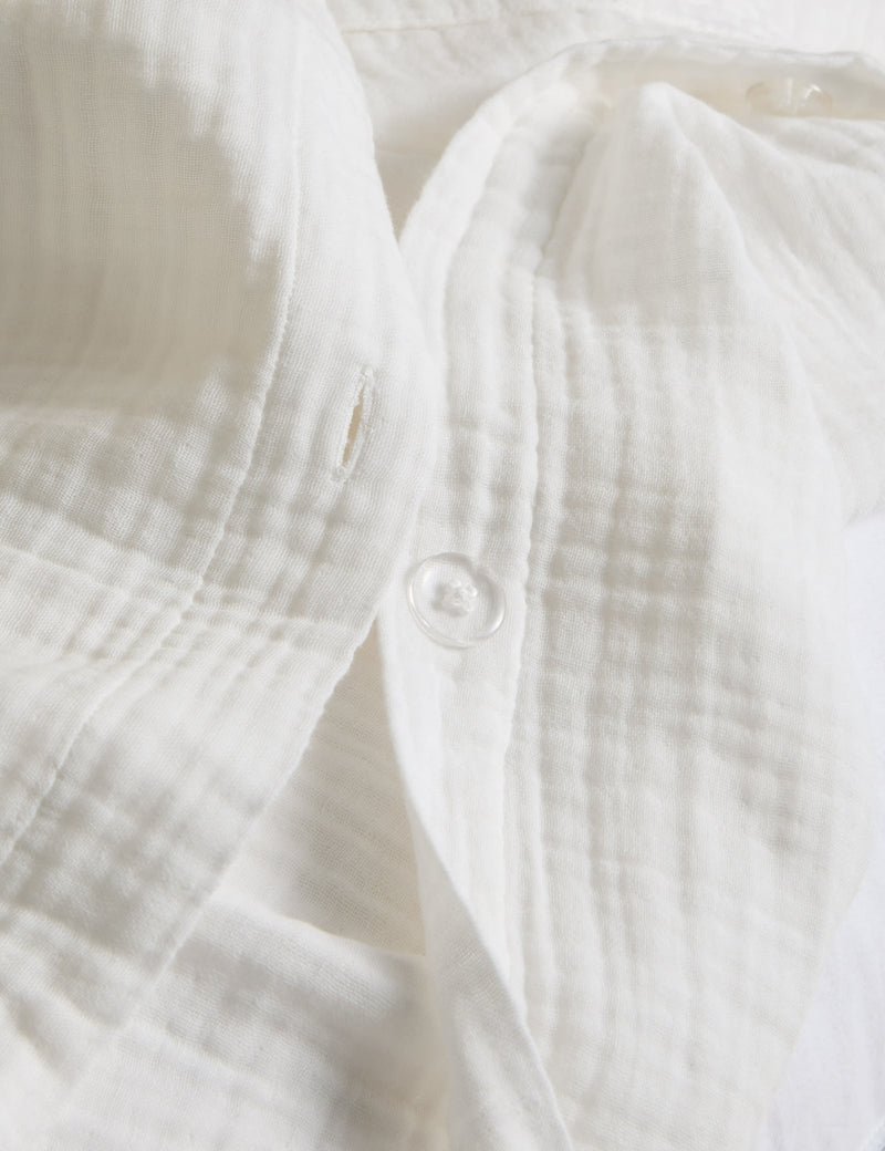 Muslin floral sprig bedding set, pure cotton - British product