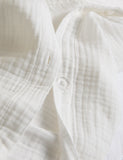 Muslin floral sprig bedding set, pure cotton - British product