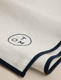 M&S X Tom Kerridge Navy Trim Chef's Cloth 50x103 cm, imported from the UK