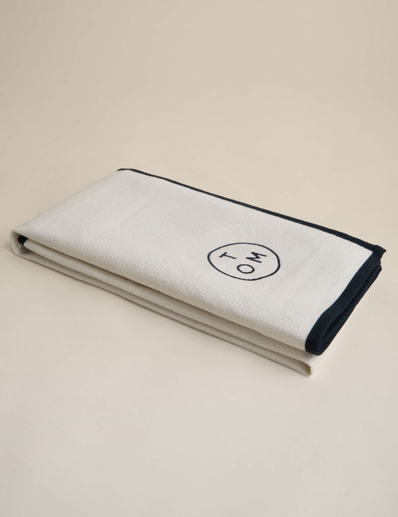 M&S X Tom Kerridge Navy Trim Chef's Cloth 50x103 cm, imported from the UK