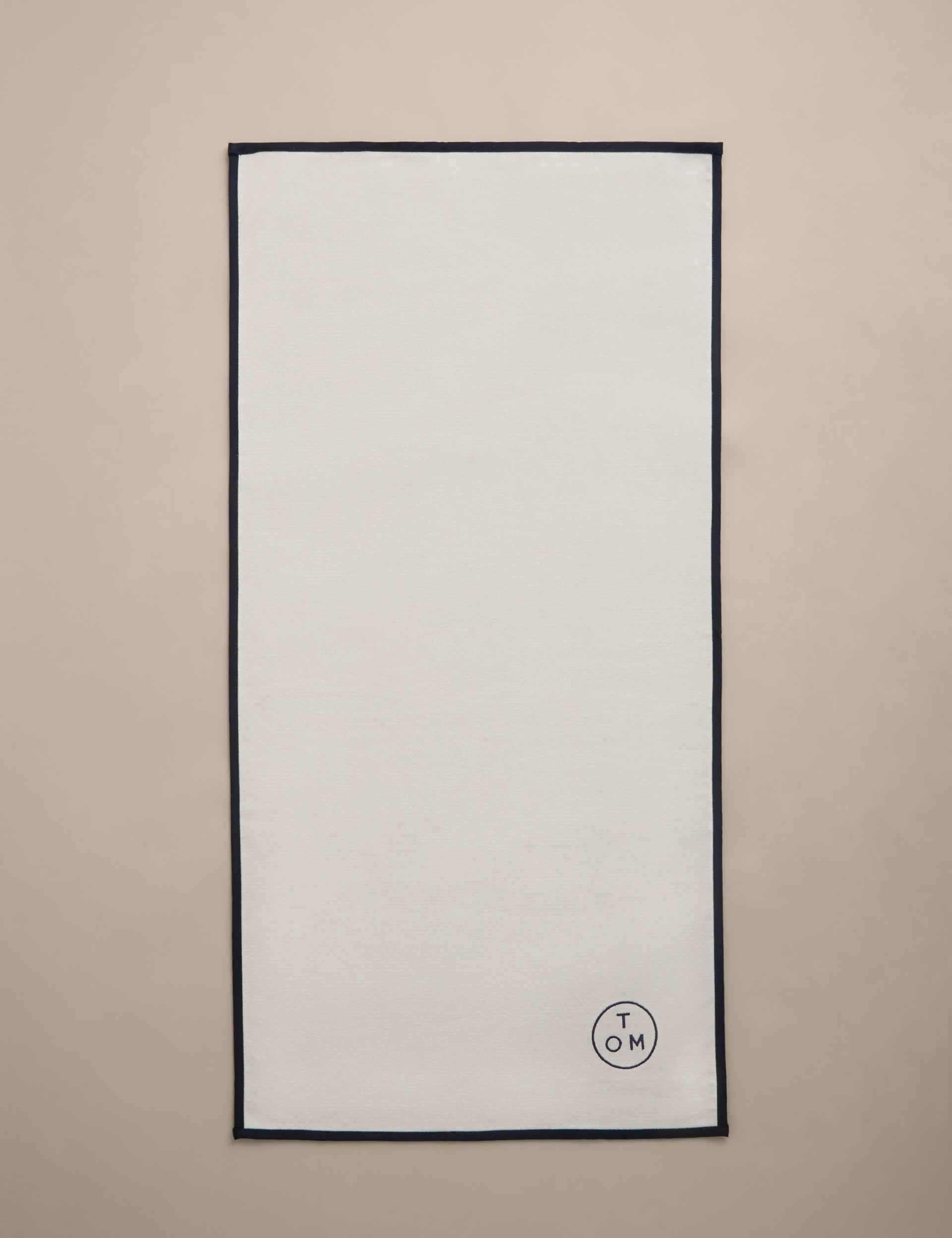 M&S X Tom Kerridge Navy Trim Chef's Cloth 50x103 cm, imported from the UK