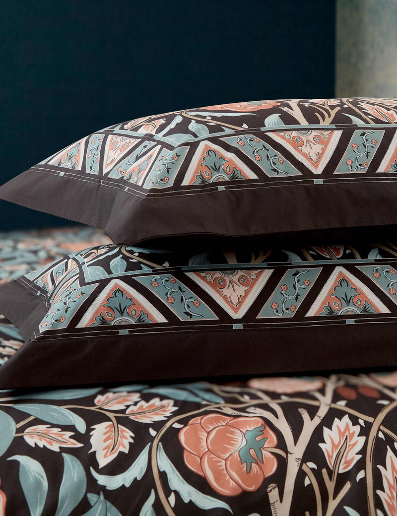 Morris & Co Olive and Rose bedding set, UK version