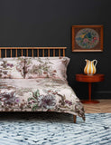 Timorous Beasties pure cotton bedding set with floral pattern, UK version