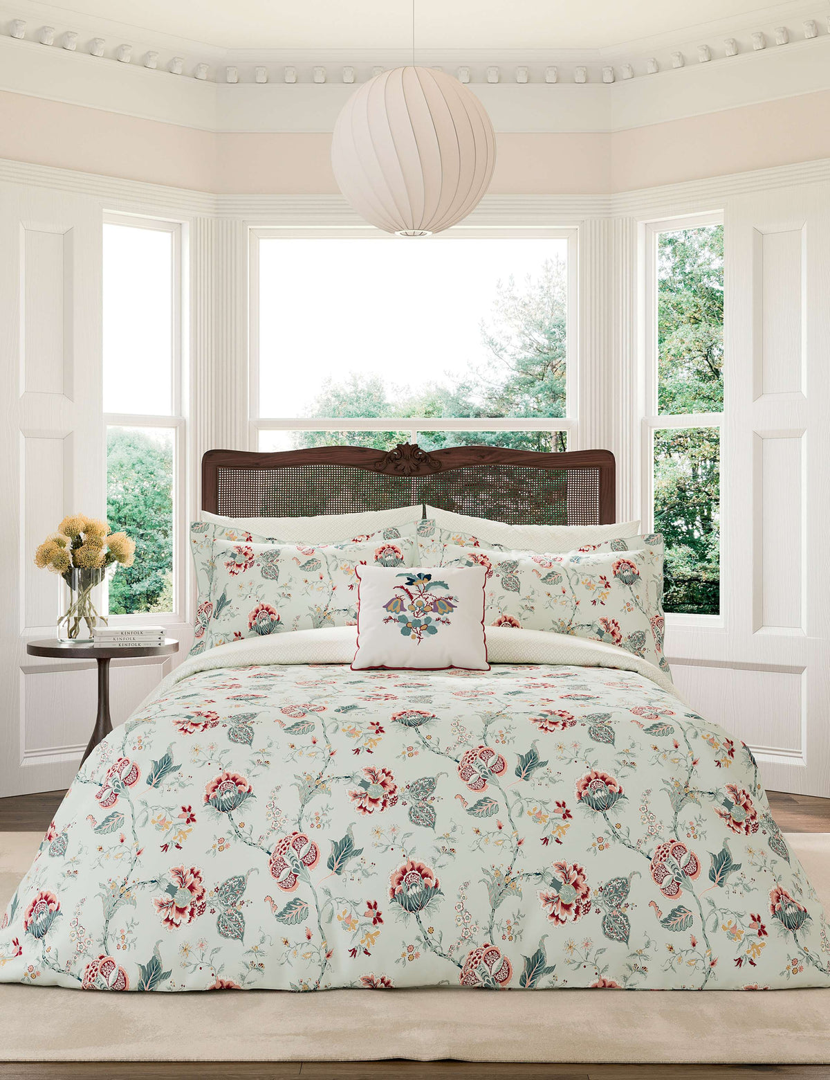 Palampore Trail pure cotton floral bedding set (British brand)