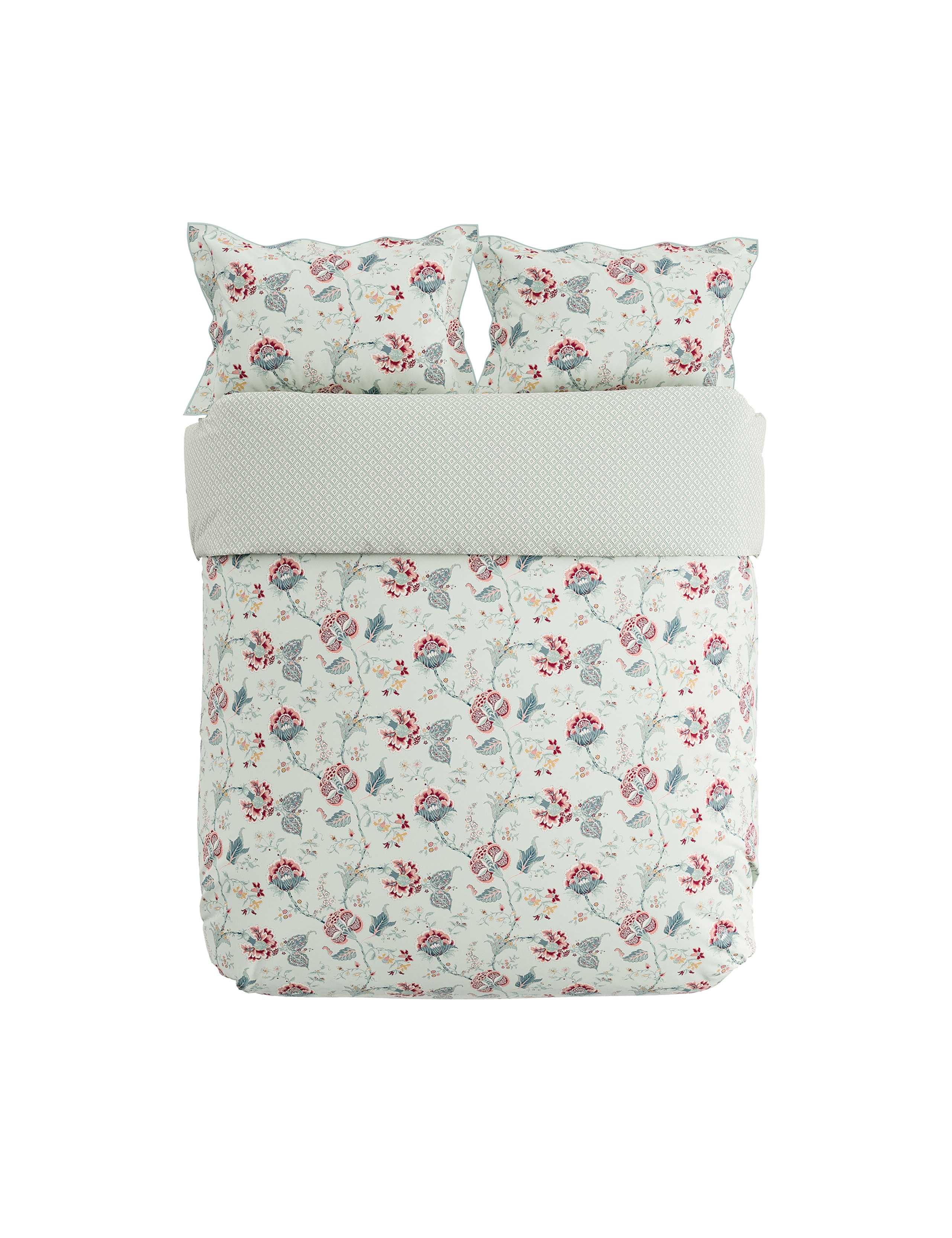 Palampore Trail pure cotton floral bedding set (British brand)