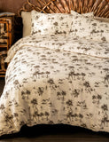Rockett St George palm party pure cotton muslin duvet set - British product