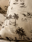 Rockett St George palm party pure cotton muslin duvet set - British product