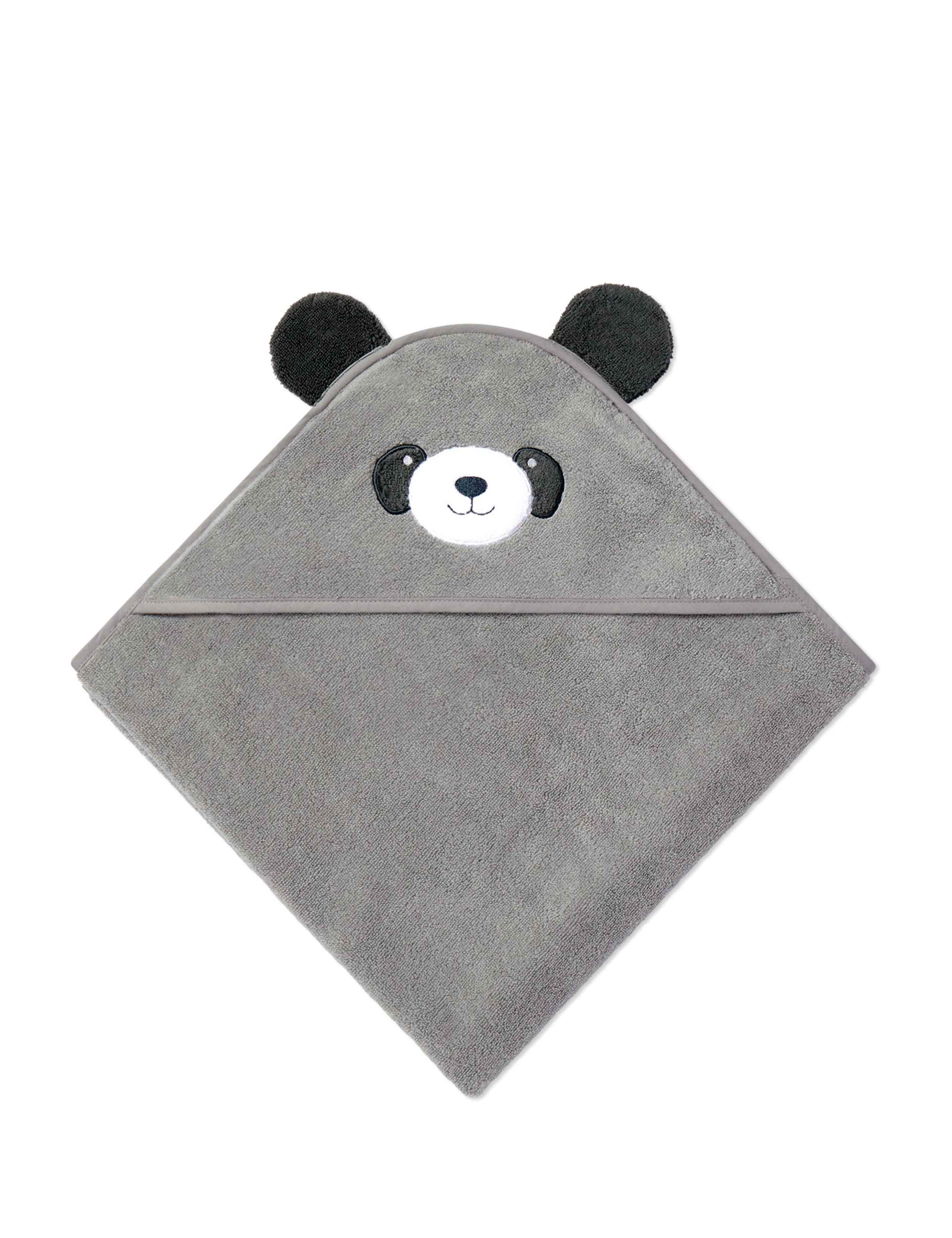 Pure cotton panda hooded baby towel, UK version