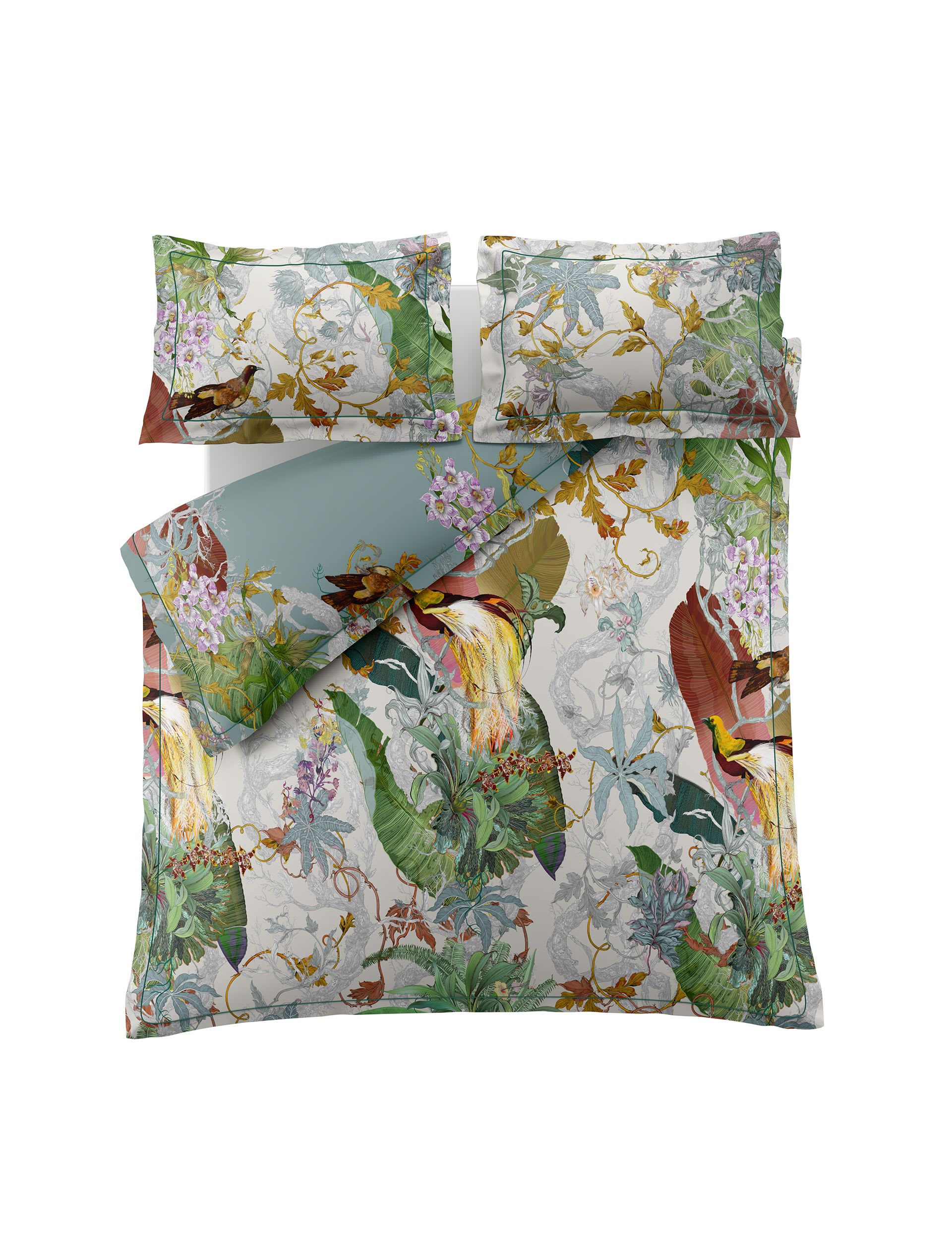 Timorous Beasties pure cotton Papua Paradise bedding set (British brand)