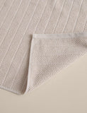 Pure cotton popcorn stripe towel 550gsm, imported from the UK