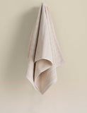 Pure cotton popcorn stripe towel 550gsm, imported from the UK
