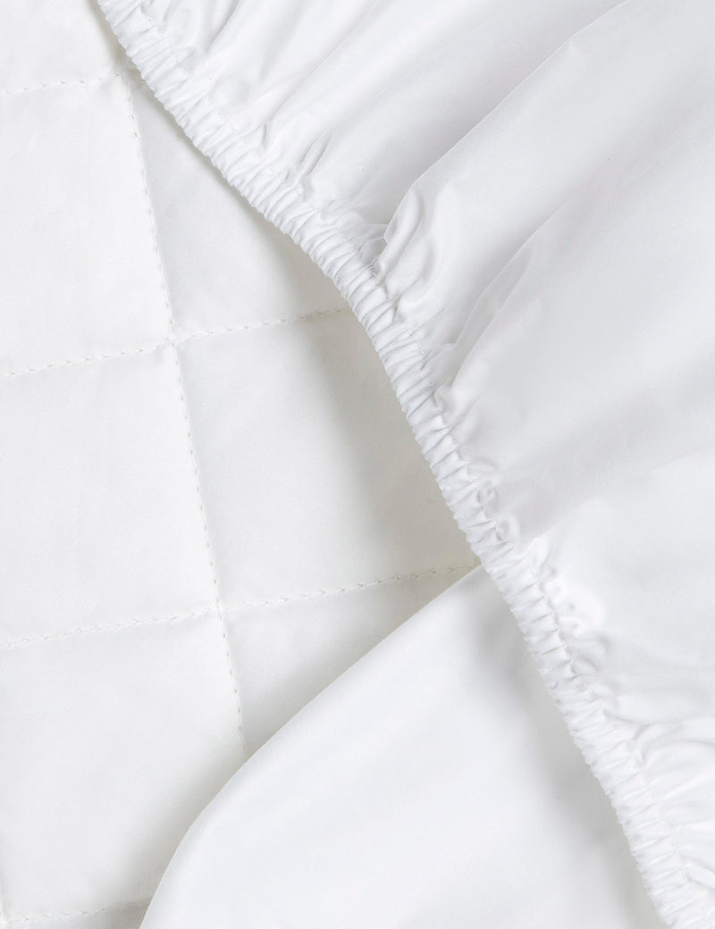 Bedfolk Pure Cotton Quilted Mattress Protector - British product