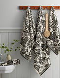 Burleigh X Bedeck Pure Cotton Regal Peacock Towel, imported from the UK