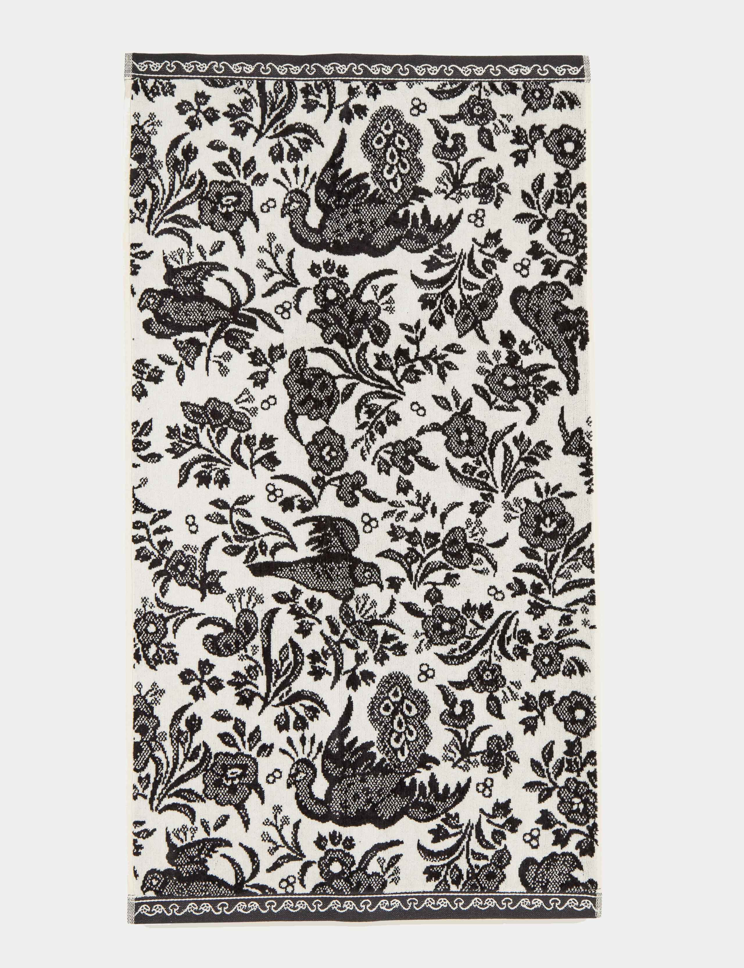 Burleigh X Bedeck Pure Cotton Regal Peacock Towel, imported from the UK