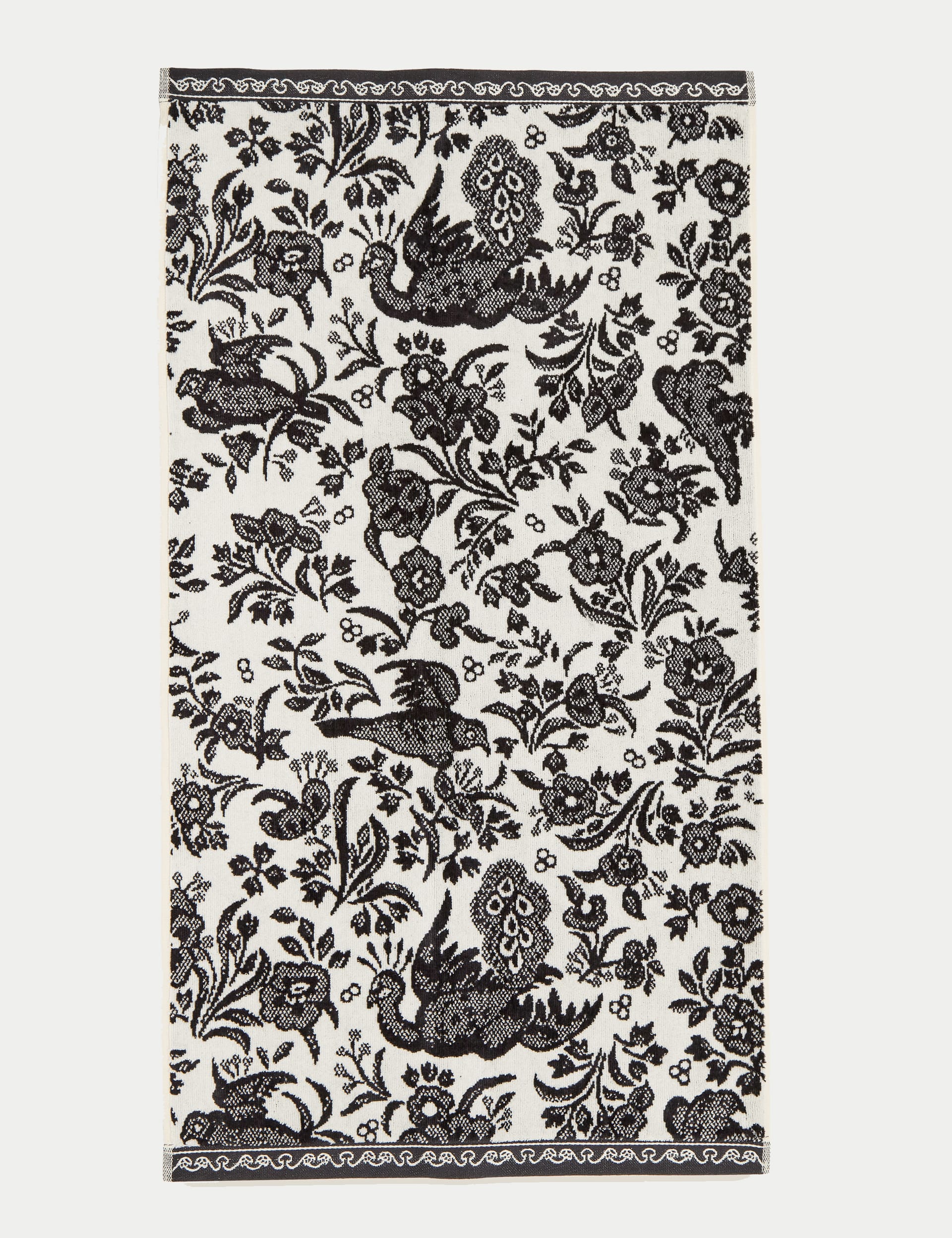 Burleigh X Bedeck Pure Cotton Regal Peacock Towel, imported from the UK