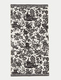 Burleigh X Bedeck Pure Cotton Regal Peacock Towel, imported from the UK