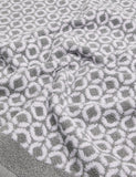 Pure cotton repeat links bath towel, imported from the UK