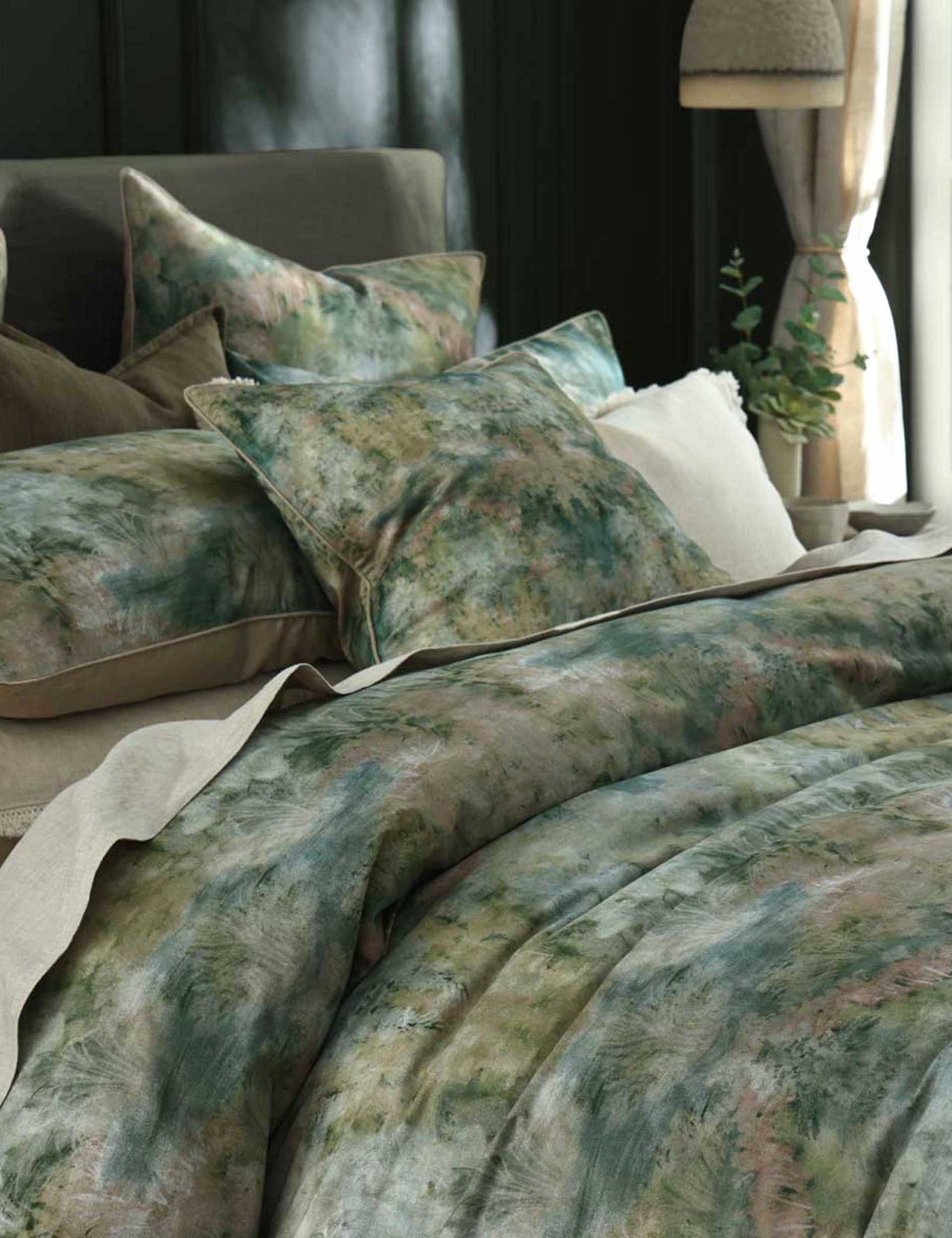 MM Linen Reverie bedding set with watercolour print (British brand)