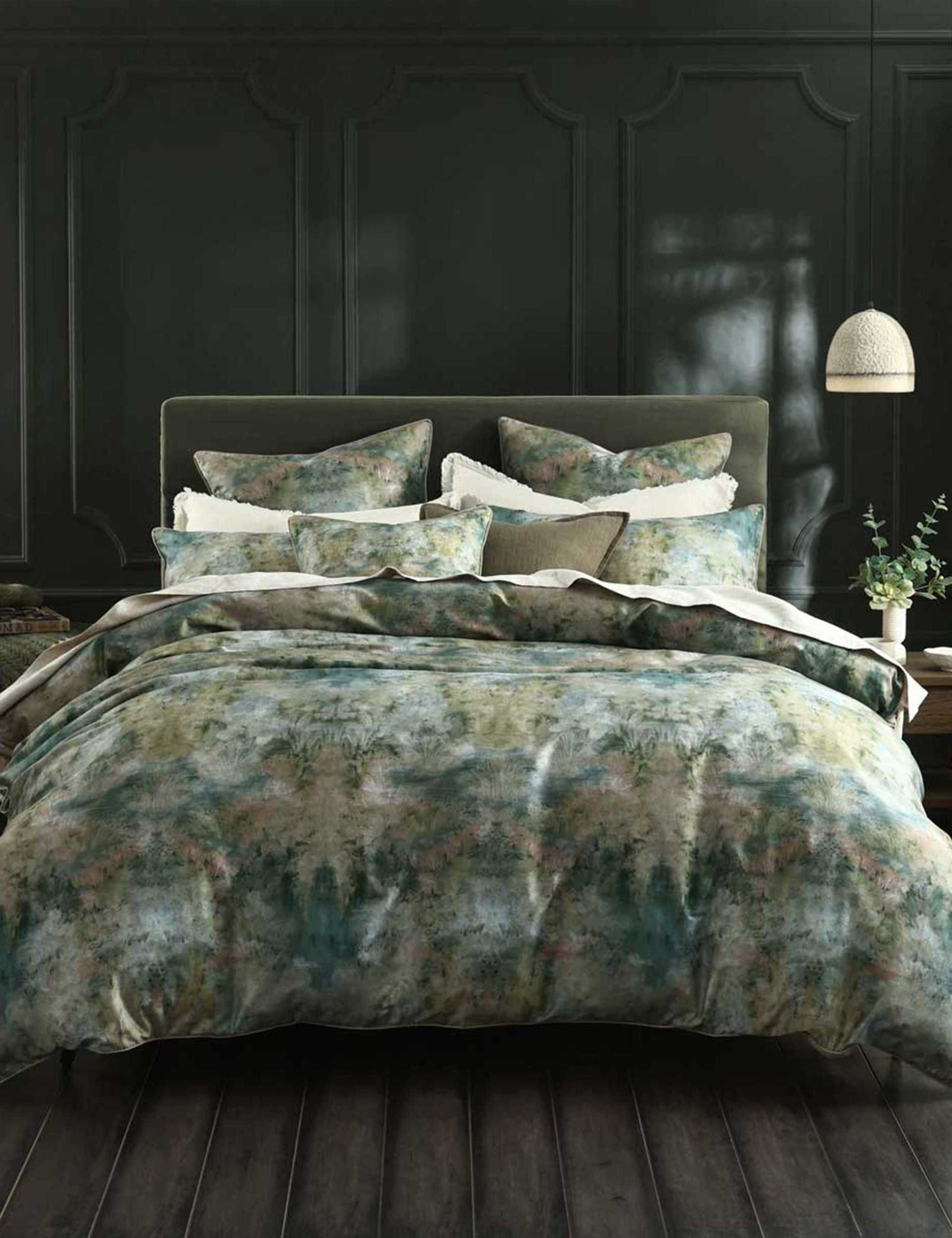 MM Linen Reverie bedding set with watercolour print (British brand)