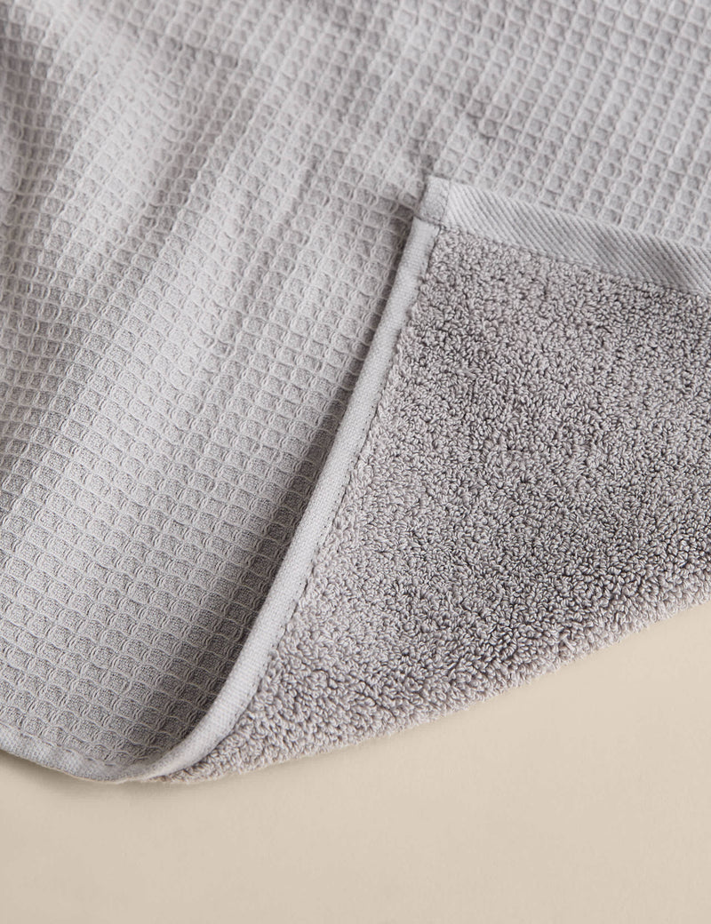 Pure cotton waffle and terry towel, UK version