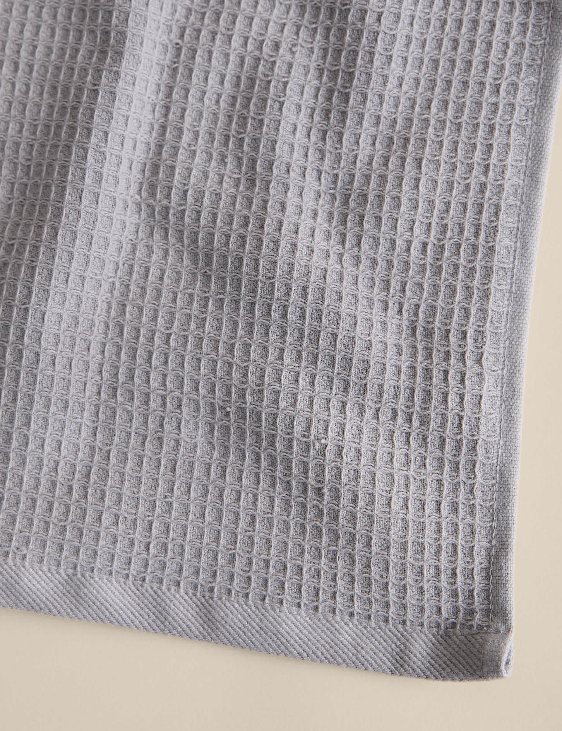 Pure cotton waffle and terry towel, UK version