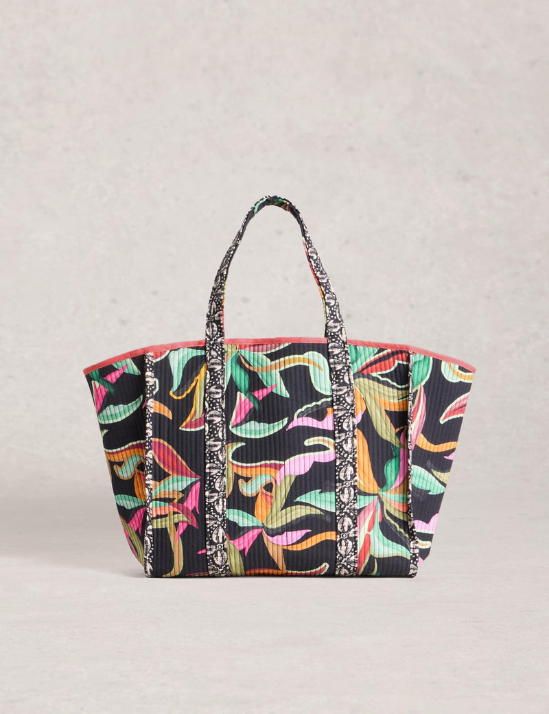 White Stuff reversible printed tote bag 45cm, imported from the UK