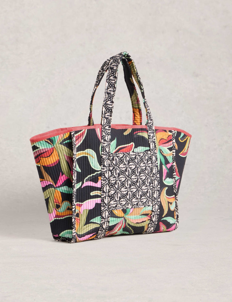 White Stuff reversible printed tote bag 45cm, imported from the UK