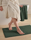 Bedfolk pure cotton ribbed bath mat 80x50 cm, UK version