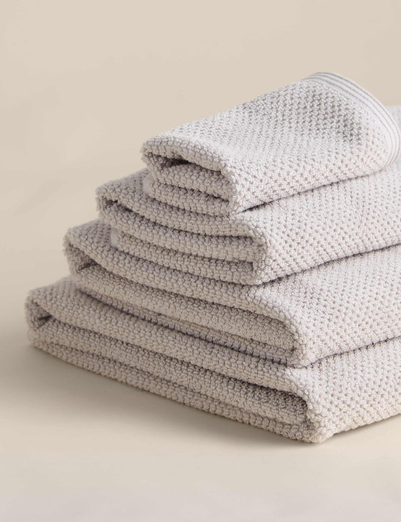 Pure cotton rice weave bath towel 550 gsm, imported from the UK