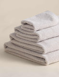 Pure cotton rice weave bath towel 550 gsm, imported from the UK