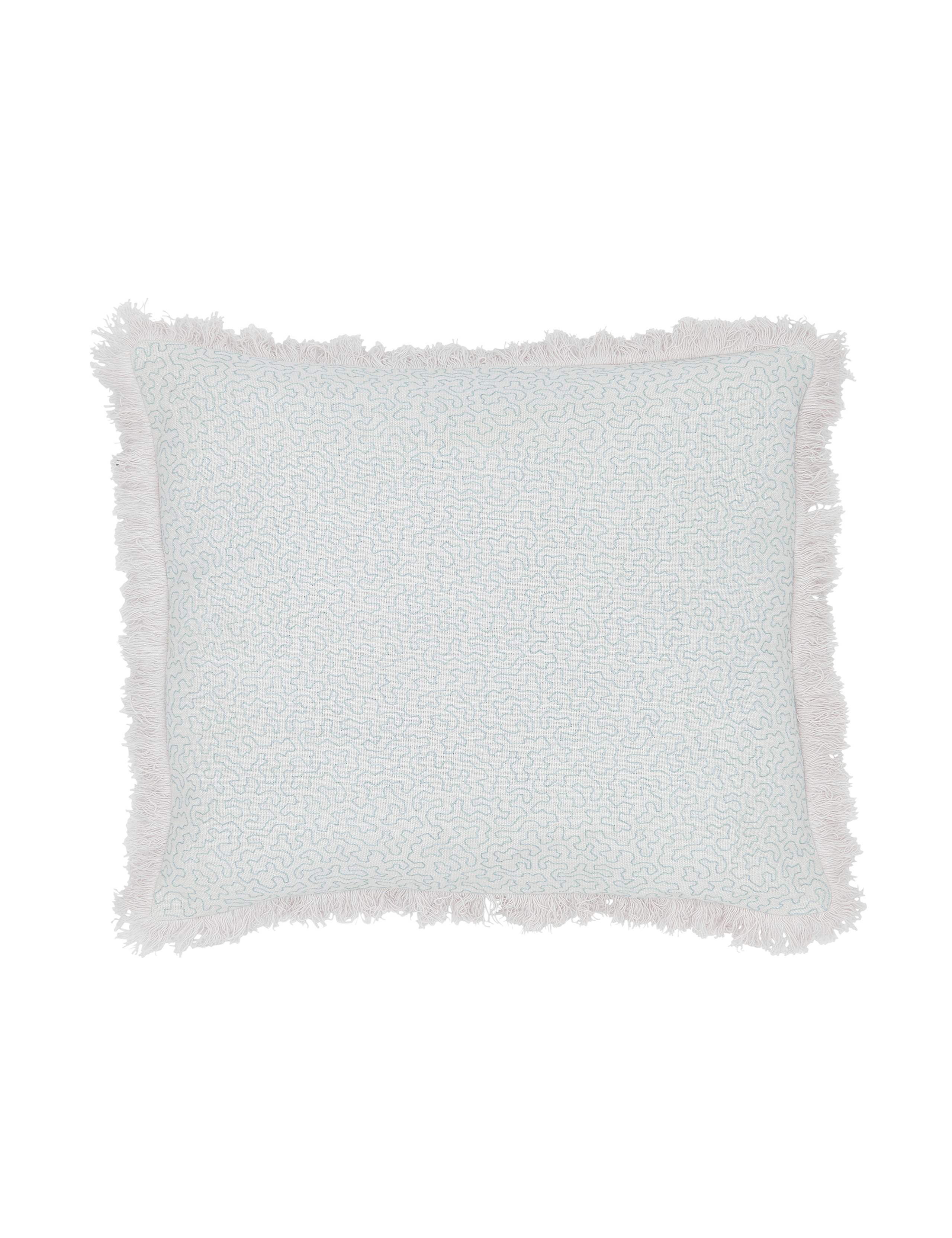 Bedeck of Belfast embroidered cushion 50cm square (British brand)