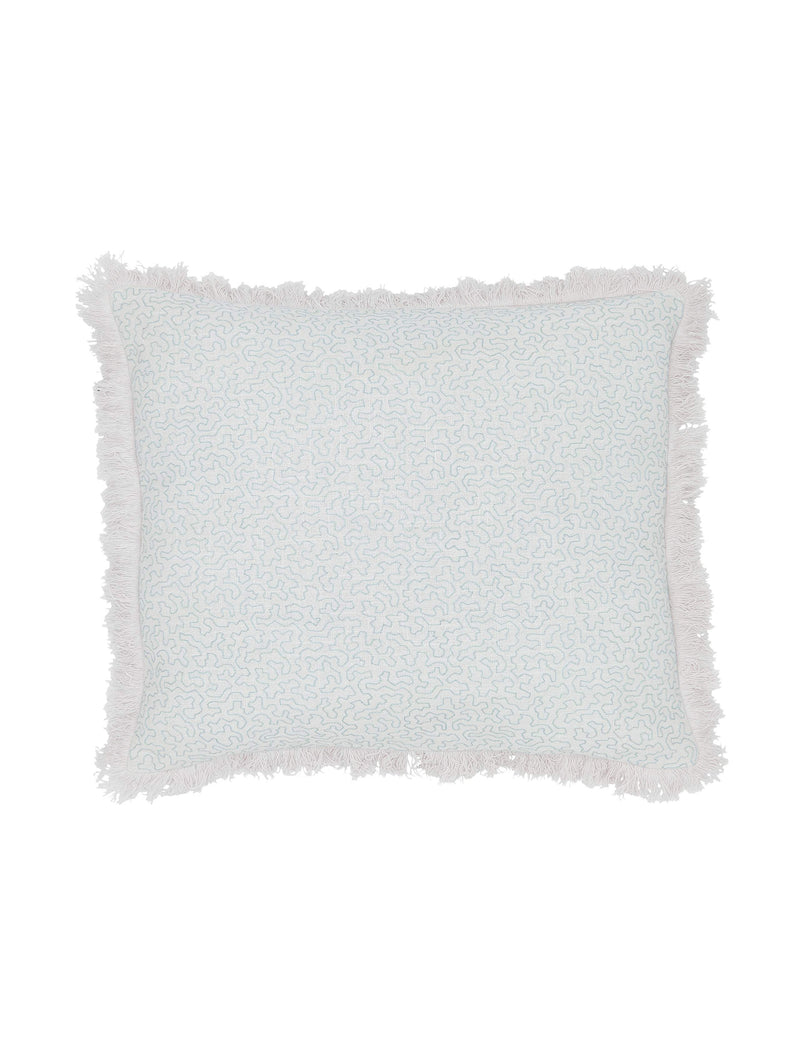 Bedeck of Belfast embroidered cushion 50cm square (British brand)