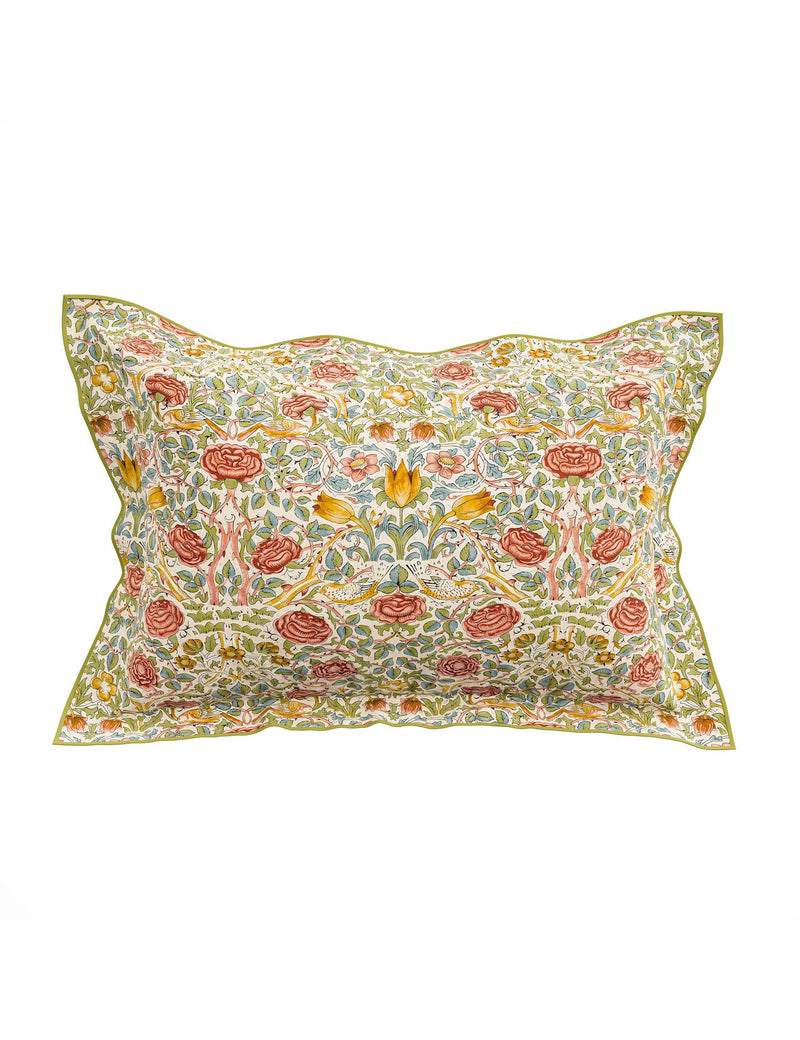 Morris & Co rose bedding set, imported from the UK