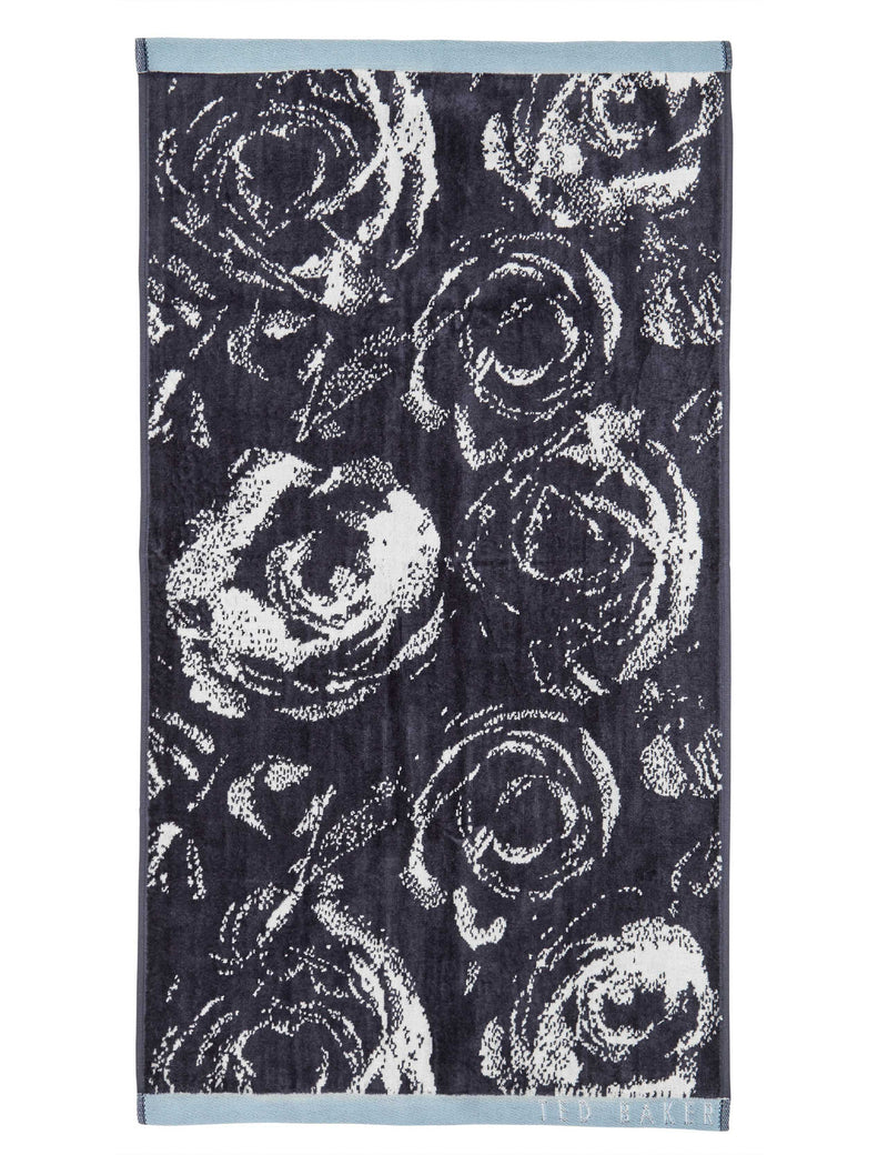 Ted Baker pure cotton rose bath towel, imported from the UK