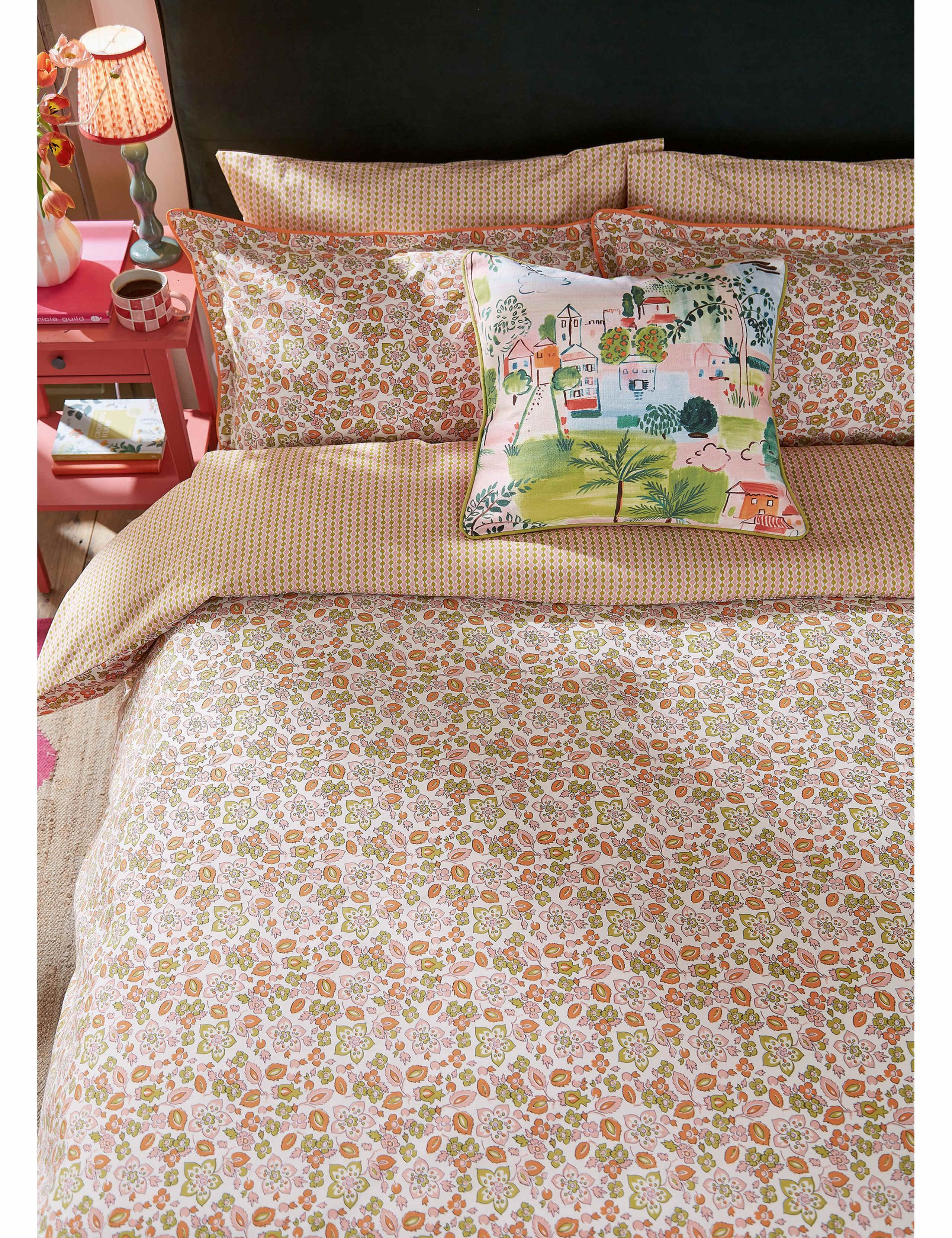 Land & Shore Rudie bedding set floral cotton (British brand)
