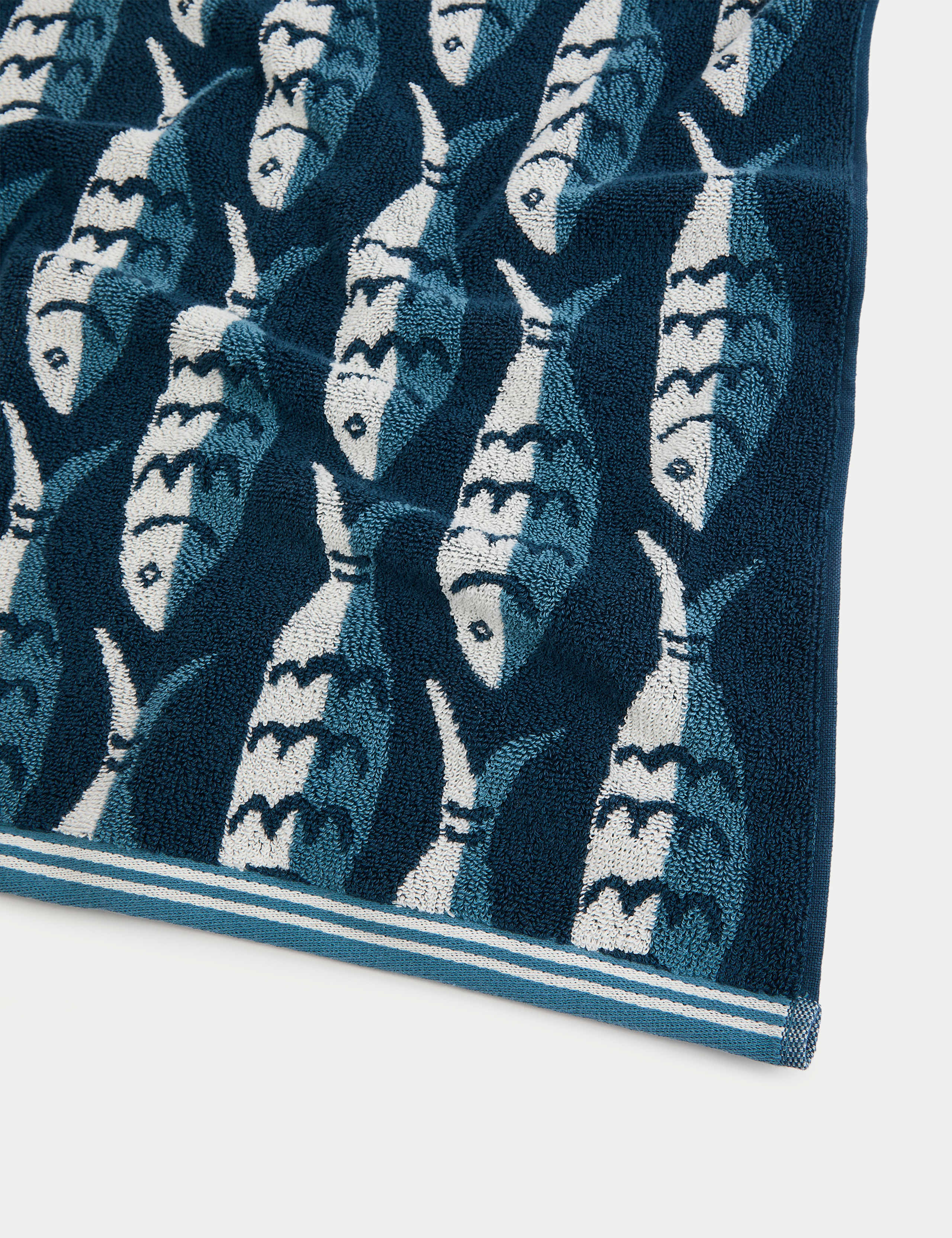 Pure Cotton Sardines Bath Towel, imported from the UK