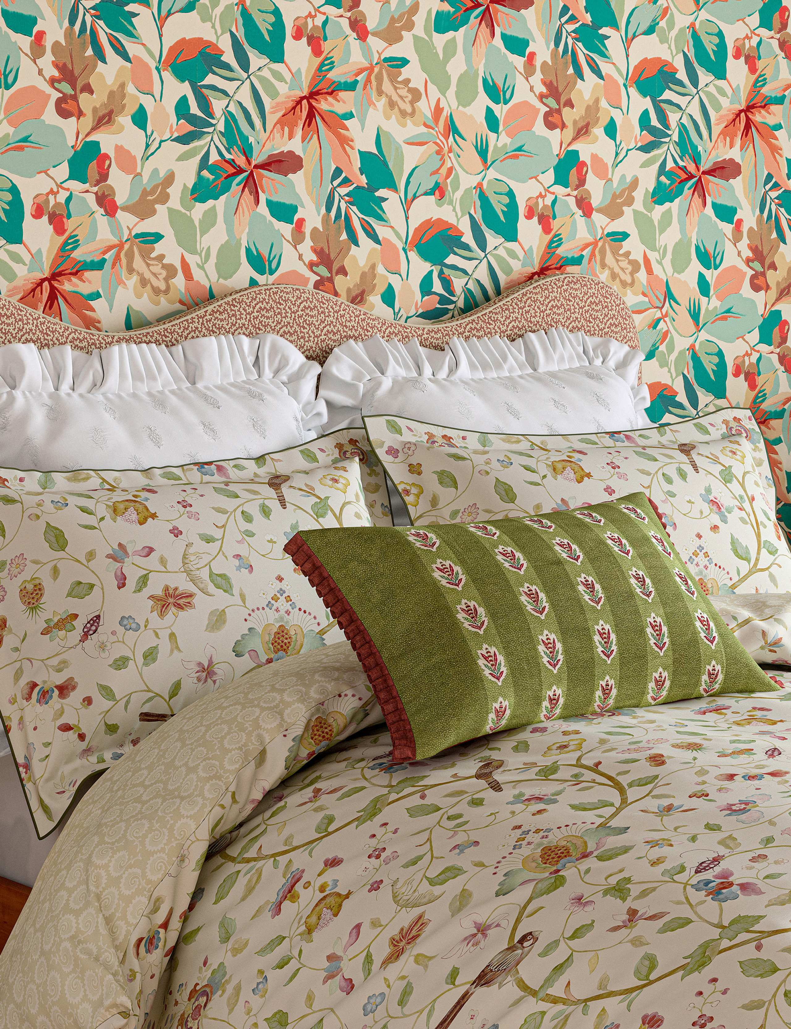 Aril's Garden pure cotton sateen bedding set - British product
