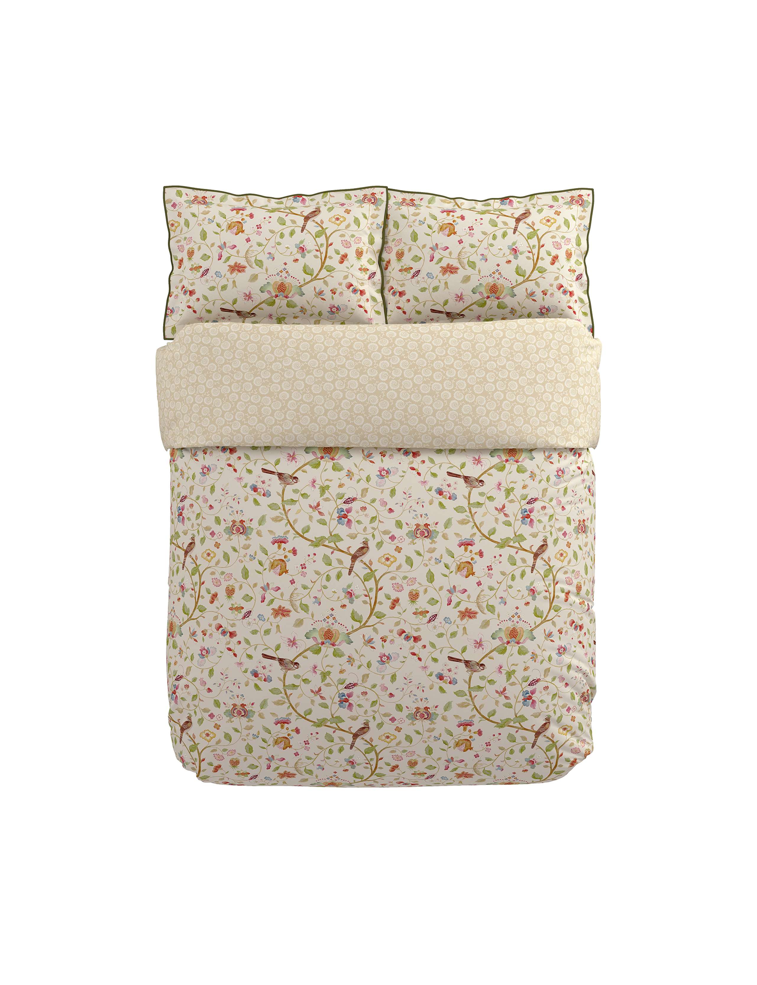 Aril's Garden pure cotton sateen bedding set - British product