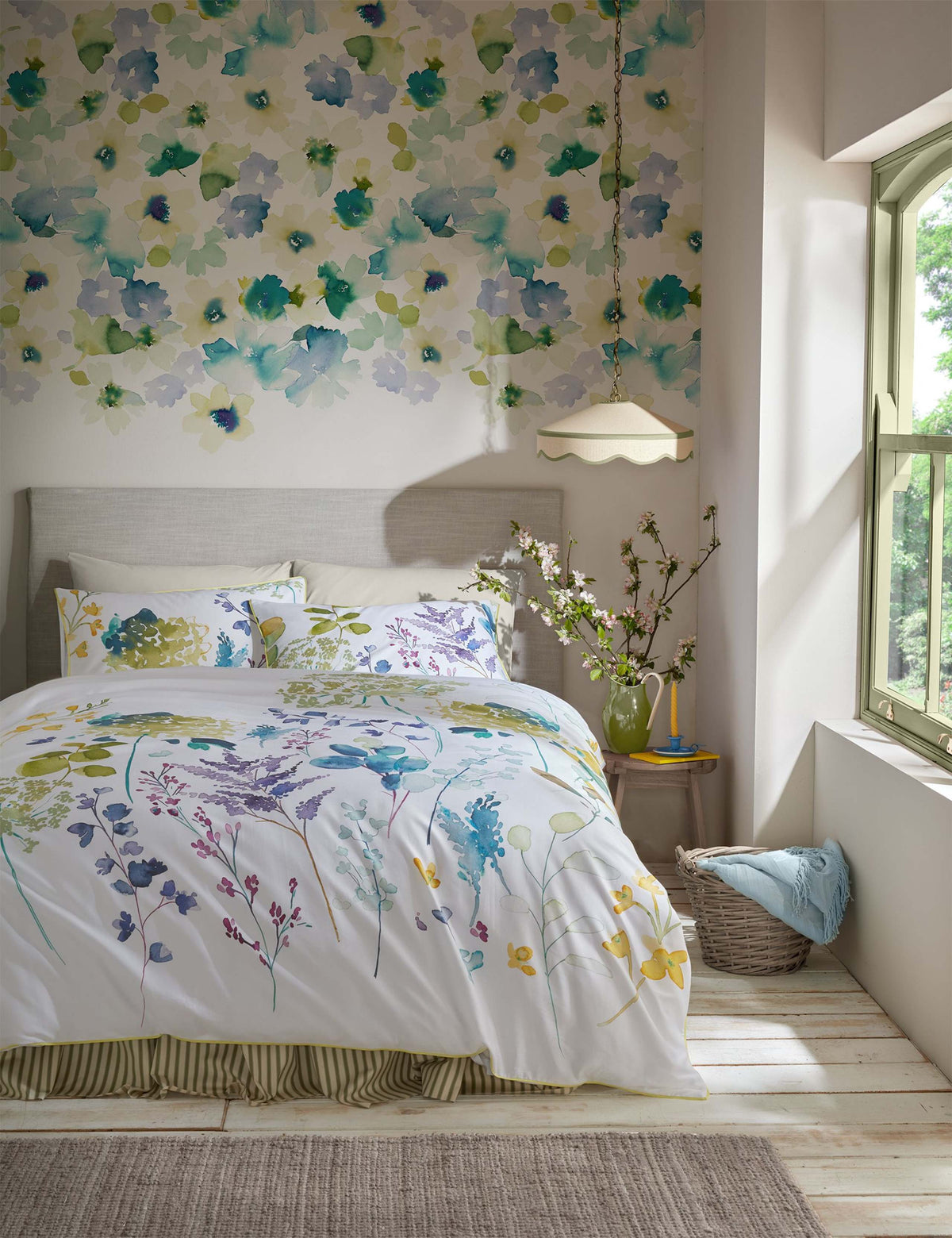 Bluebellgray botanical bedding set - British product