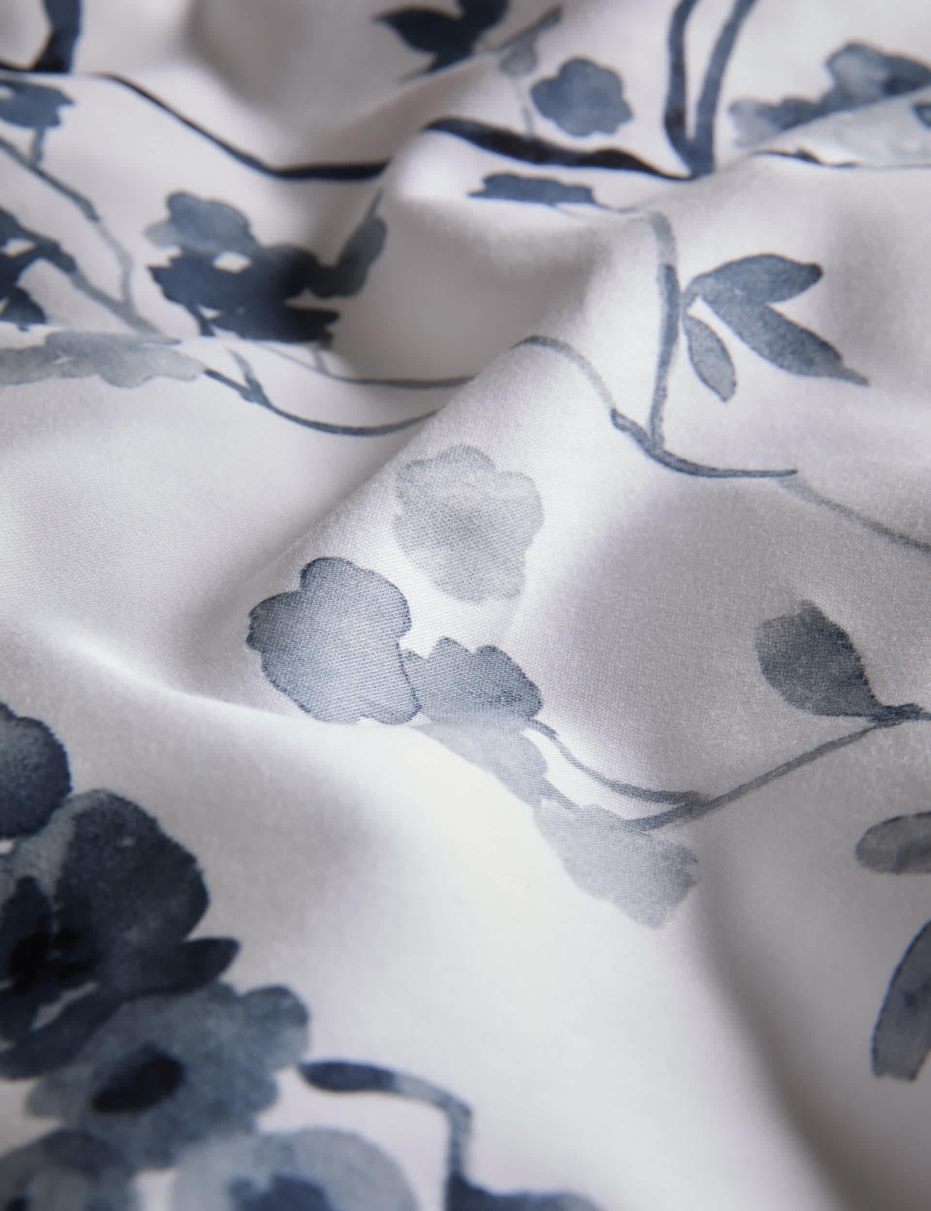 Pure cotton sateen cherry blossom bedding set, imported from the UK