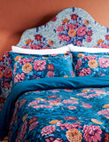 Pure cotton sateen dahlia bunch bedding set, imported from the UK
