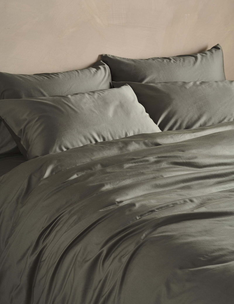 Bedfolk cotton sateen deep fitted sheet (British brand)