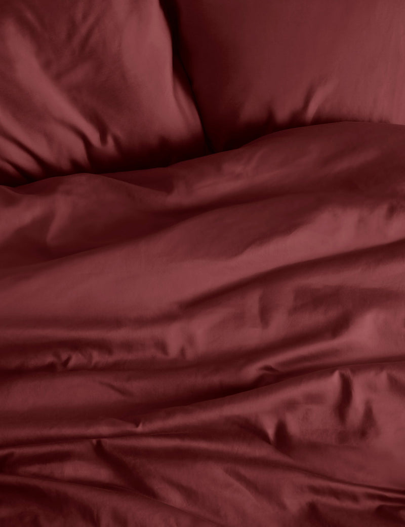 Bedfolk pure cotton sateen duvet cover (British brand)