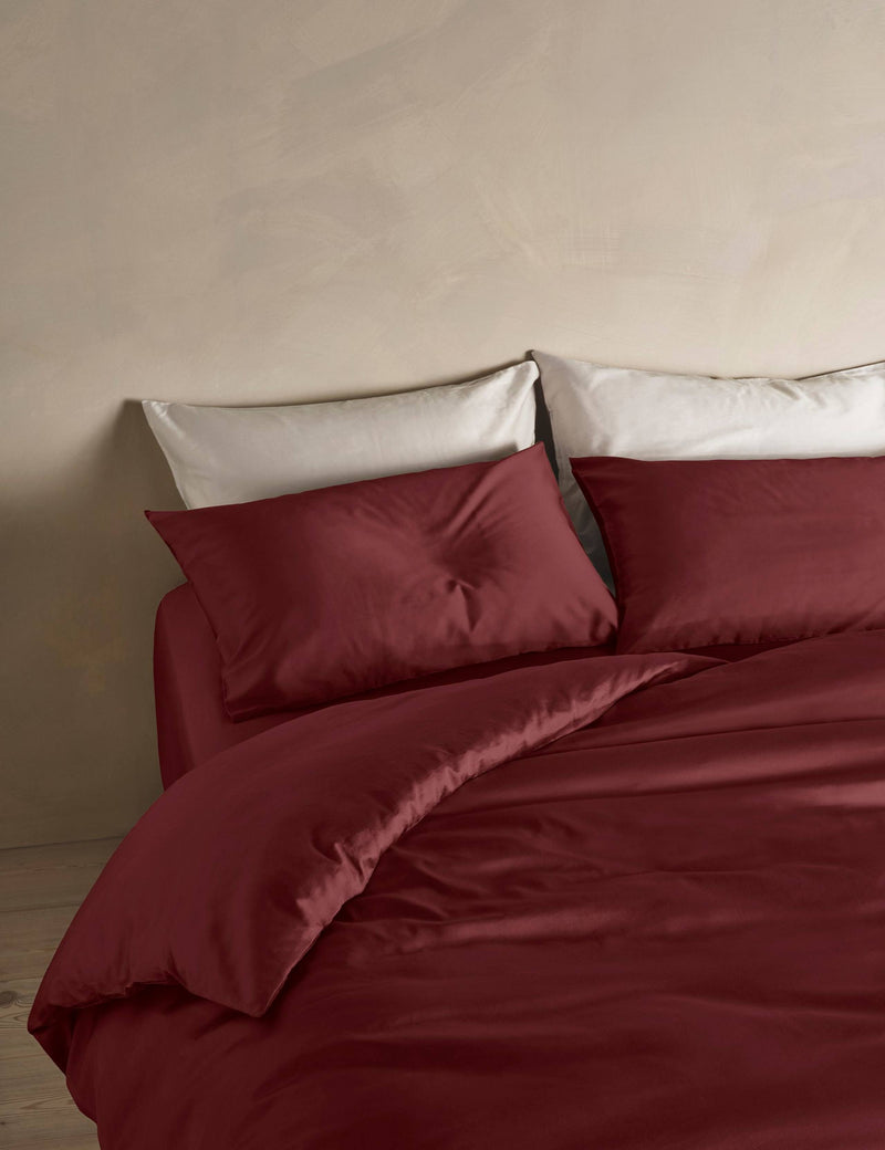 Bedfolk pure cotton sateen duvet cover (British brand)