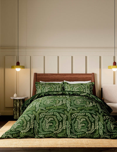 M&S Bedeck Pure Cotton Sateen Fayola Bedding Set- Buy online at McGrocer