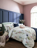 Pure Cotton Sateen Hawling Irises Bedding Set