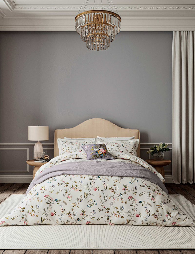 Pure Cotton Sateen Kilburn Floral Bedding Set