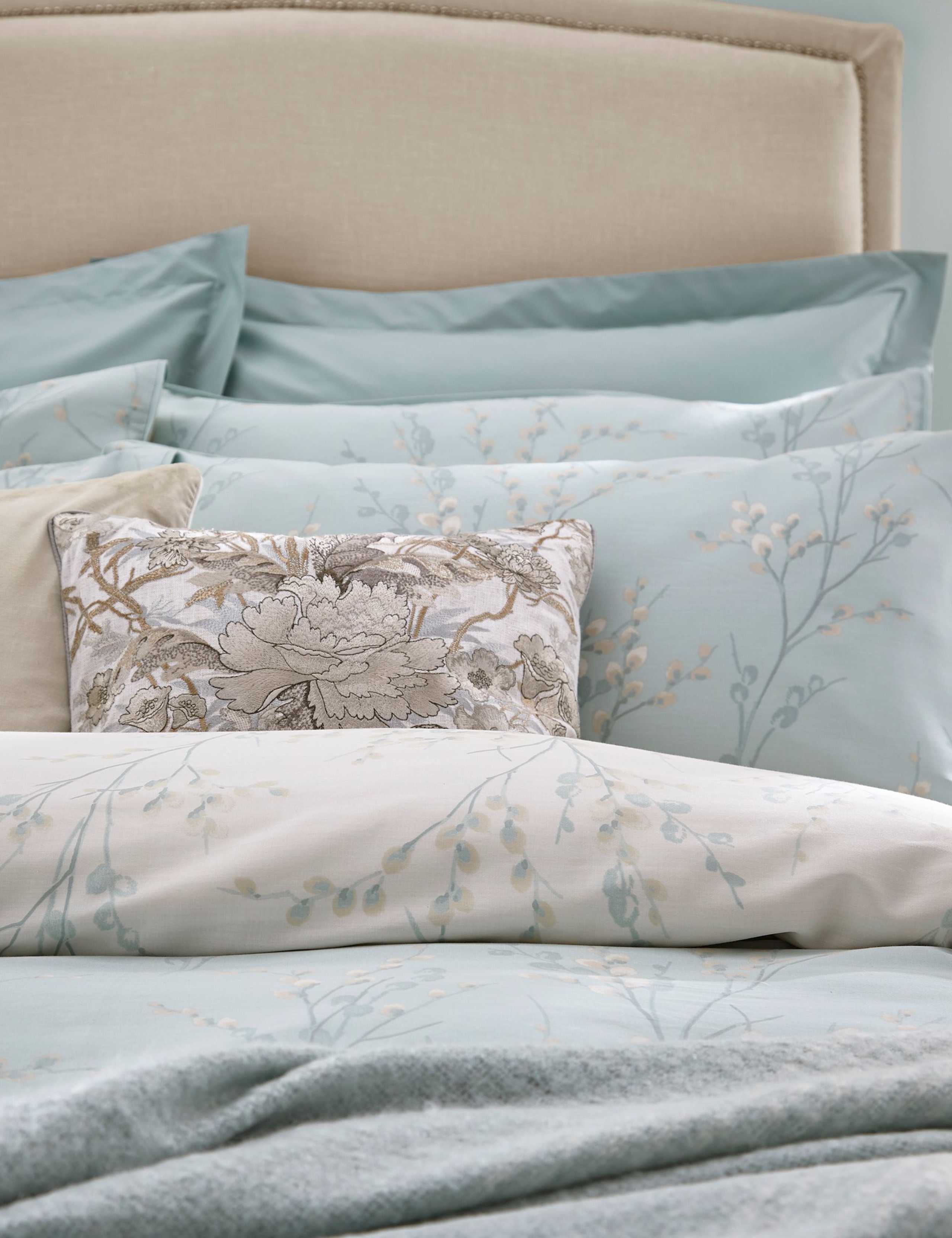 Laura Ashley pure cotton sateen pussy willow bedding set, imported from the UK