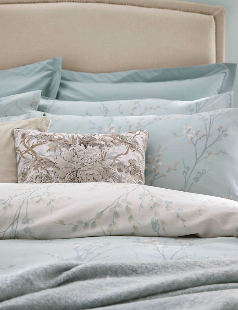 Laura Ashley pure cotton sateen pussy willow bedding set, imported from the UK